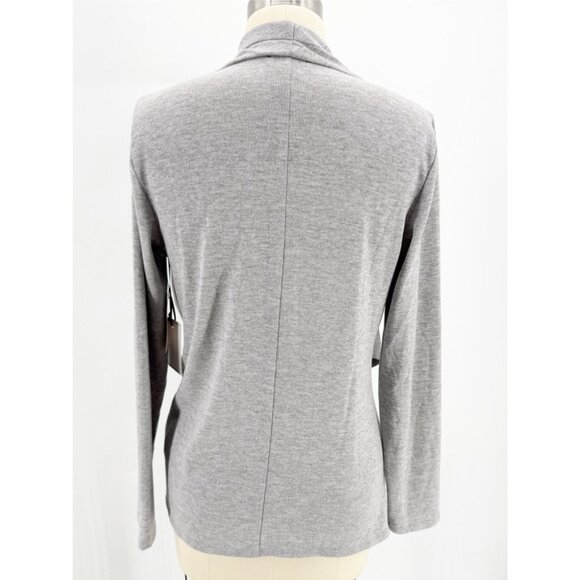 NEW Revolve | 1. State Cross Front Cozy Knit Top in Silver Heather S - Picture 5 of 14